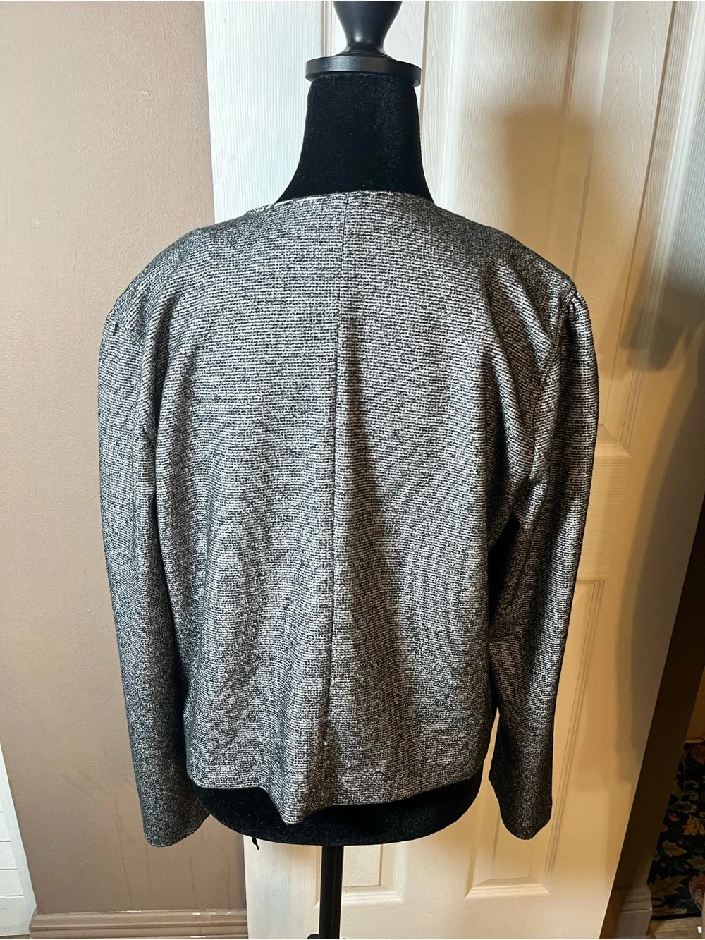 J.Crew 365 Black & Grey Business Casual Blazer Size Medium